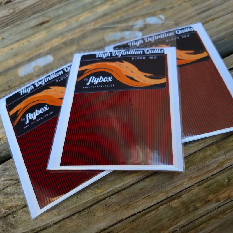 Flybox High Definition Quills in Blood Red